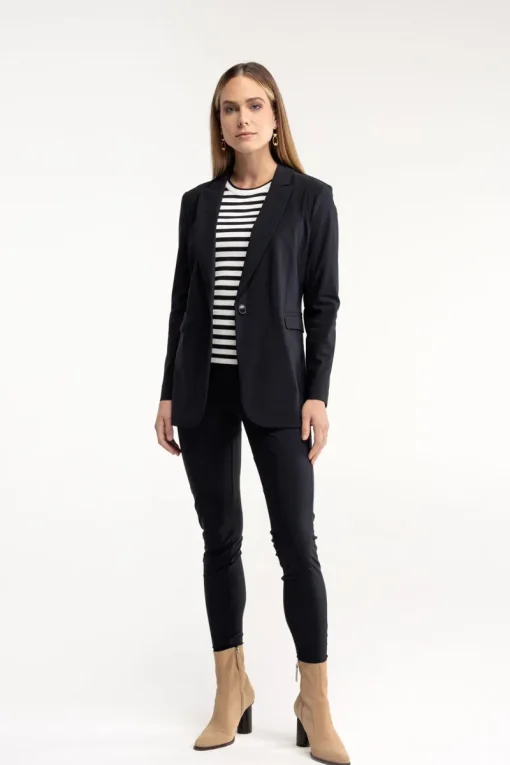 Studio Anneloes Jeans & Casuals|Blazers^Dames blazer zwart