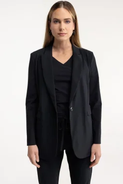 Studio Anneloes Jeans & Casuals|Blazers^Dames blazer zwart