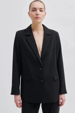 Second Female Jeans & Casuals|Blazers^Dames blazer zwart