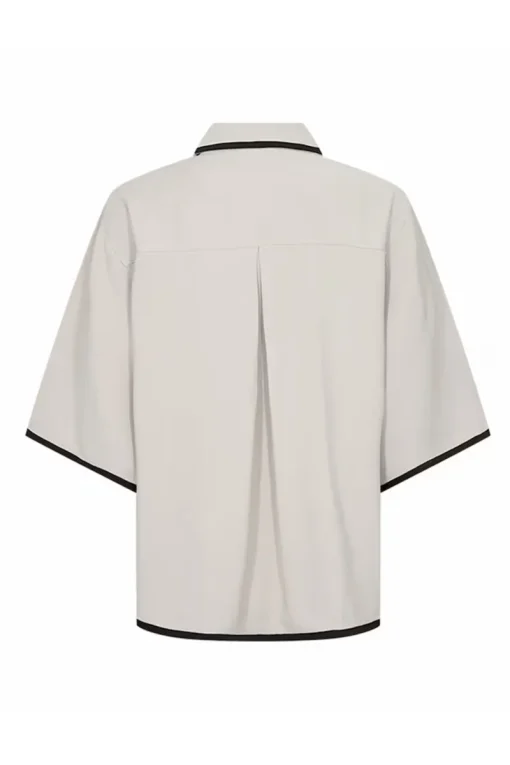 COPENHAGEN MUSE Modern Classics|Blouses^Dames blouse korte mouw bruin