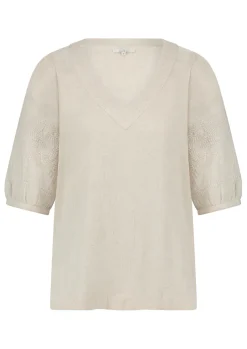 Circle of Trust Jeans & Casuals|Blouses^Dames blouse korte mouw ecru