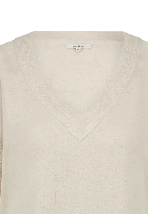 Circle of Trust Jeans & Casuals|Blouses^Dames blouse korte mouw ecru