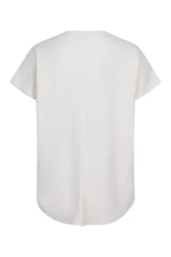 Esqualo Jeans & Casuals|Blouses^Dames blouse korte mouw ecru