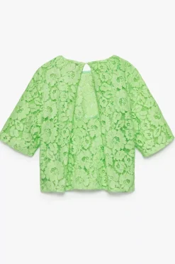 CKS Jeans & Casuals|Blouses^Dames blouse korte mouw groen