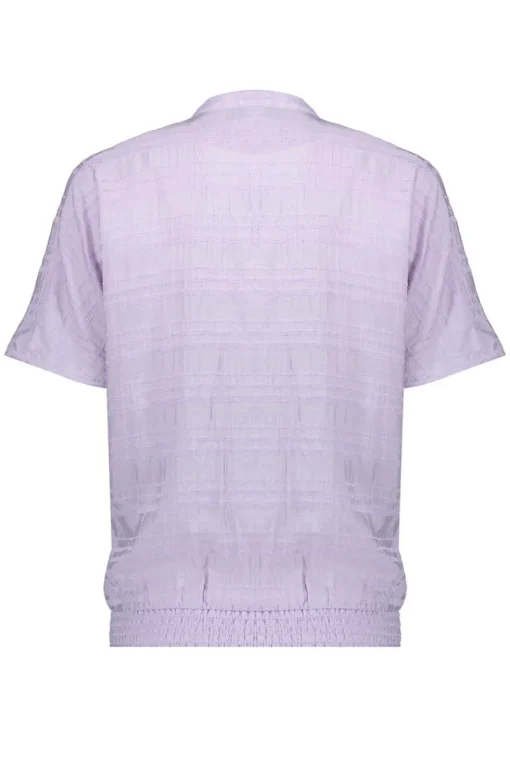 Geisha Jeans & Casuals|Blouses^Dames blouse korte mouw paars