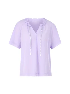 Marc Cain Modern Classics|Blouses^Dames blouse korte mouw paars