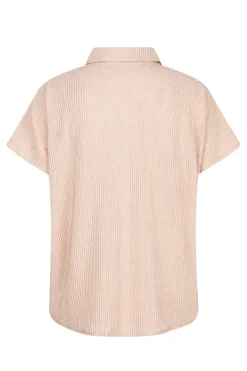 Esqualo Jeans & Casuals|Blouses^Dames blouse korte mouw rose