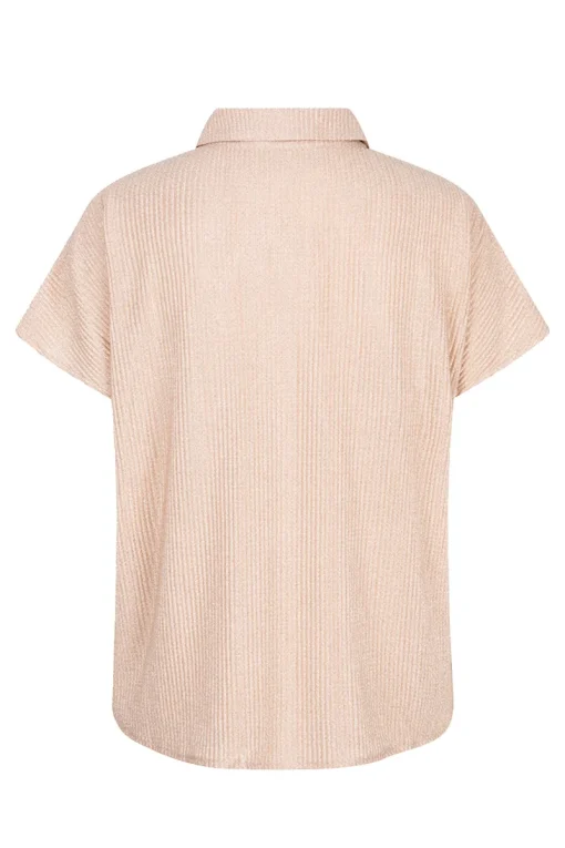 Esqualo Jeans & Casuals|Blouses^Dames blouse korte mouw rose