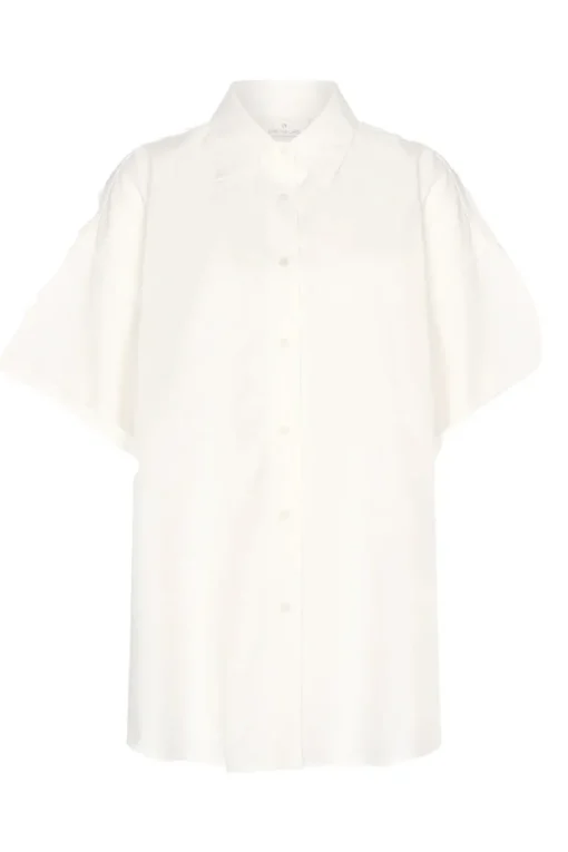 Aimee The Label Modern Classics|Blouses^Dames blouse korte mouw wit