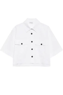 Anine Bing Designer|Blouses^Dames blouse korte mouw wit