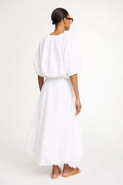 By Malene Birger Designer|Blouses^Dames blouse korte mouw wit