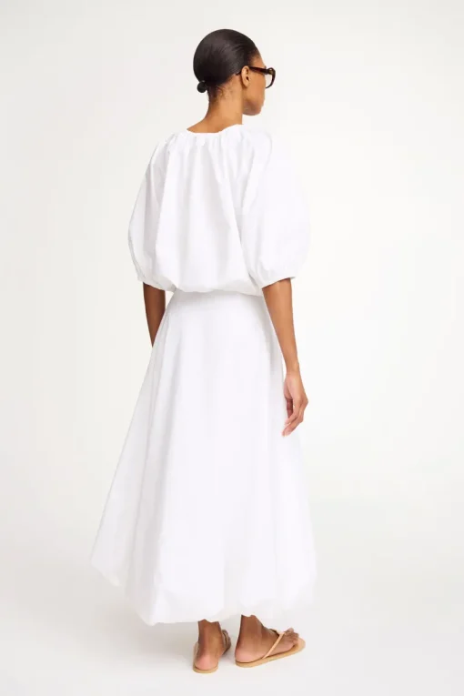 By Malene Birger Designer|Blouses^Dames blouse korte mouw wit