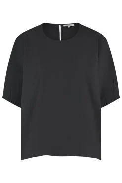 Circle of Trust Jeans & Casuals|Blouses^Dames blouse korte mouw zwart