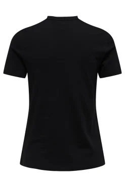 Only Outlet^Dames blouse korte mouw zwart