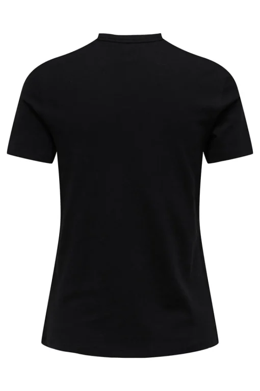 Only Outlet^Dames blouse korte mouw zwart