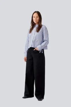 Modström Jeans & Casuals|Blouses^Dames blouse lange mouw blauw