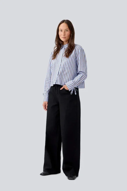 Modström Jeans & Casuals|Blouses^Dames blouse lange mouw blauw