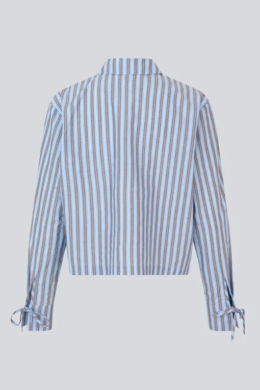 Modström Jeans & Casuals|Blouses^Dames blouse lange mouw blauw