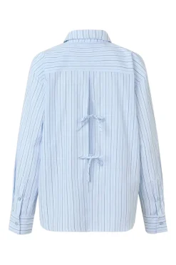 Modström Jeans & Casuals|Blouses^Dames blouse lange mouw blauw