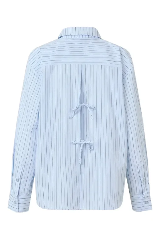 Modström Jeans & Casuals|Blouses^Dames blouse lange mouw blauw