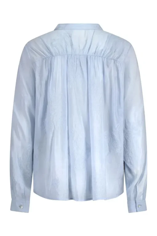 Nukus Jeans & Casuals|Blouses^Dames blouse lange mouw bruin