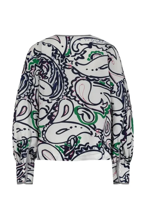 Studio Anneloes Jeans & Casuals|Blouses^Dames blouse lange mouw blauw