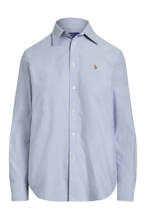 Ralph Lauren Modern Classics|Blouses^Dames blouse lange mouw blauw