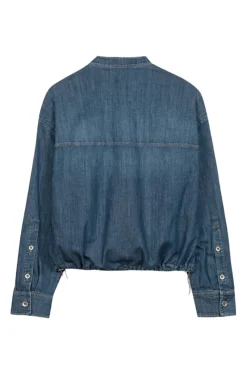 Luisa Cerano Modern Classics|Blouses^Dames blouse lange mouw blauw