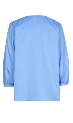 Xandres Modern Classics|Blouses^Dames blouse lange mouw blauw