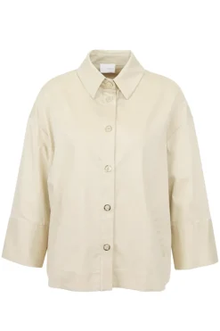 Due Amanti Modern Classics|Blouses^Dames blouse lange mouw bruin