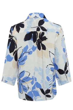 Brax Modern Classics|Blouses^Dames blouse lange mouw blauw