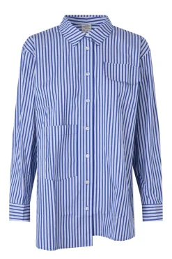 Baum und Pferdgarten Outlet^Dames blouse lange mouw blauw