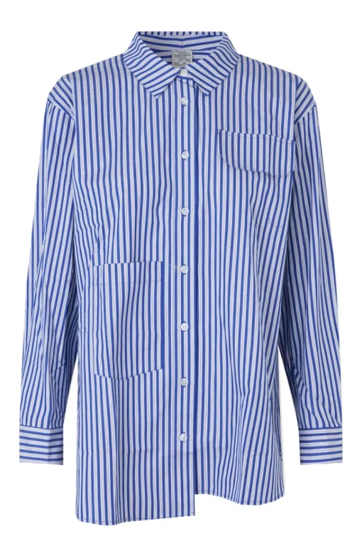 Baum und Pferdgarten Outlet^Dames blouse lange mouw blauw