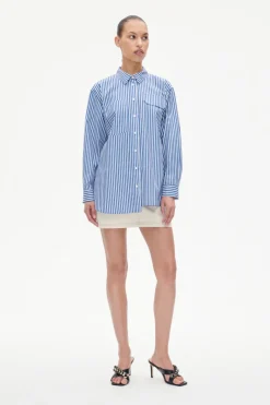 Baum und Pferdgarten Outlet^Dames blouse lange mouw blauw