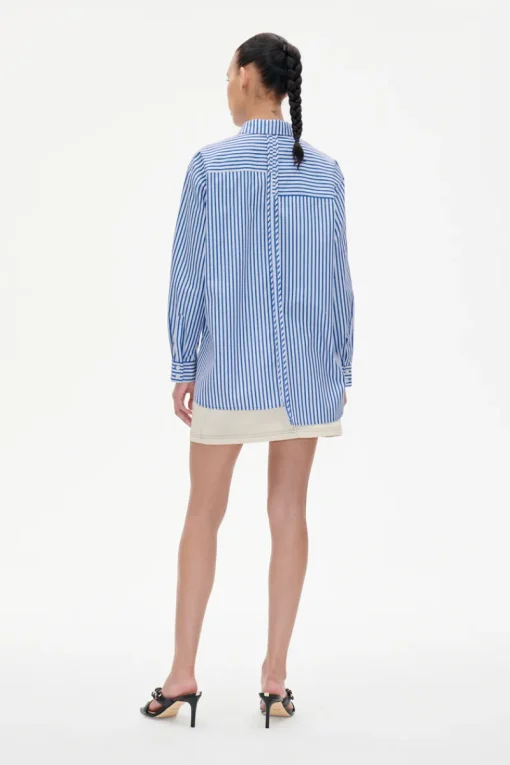 Baum und Pferdgarten Outlet^Dames blouse lange mouw blauw