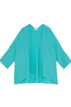 Otto d&qout;Ame Outlet^Dames blouse lange mouw blauw