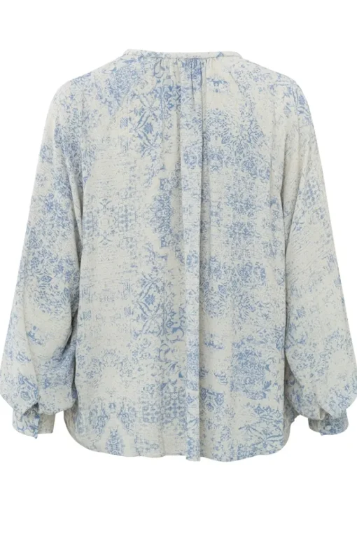 Yaya Outlet^Dames blouse lange mouw bruin