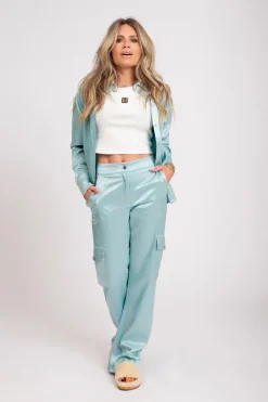 Nikkie Outlet^Dames blouse lange mouw blauw