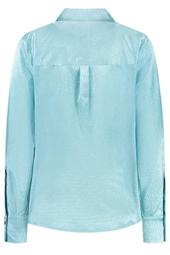 Nikkie Outlet^Dames blouse lange mouw blauw
