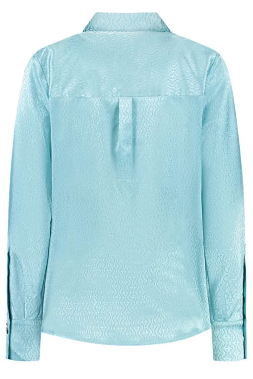 Nikkie Outlet^Dames blouse lange mouw blauw