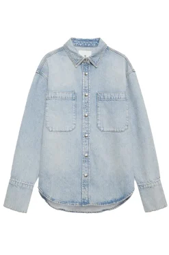 Anine Bing Designer|Blouses^Dames blouse lange mouw blauw