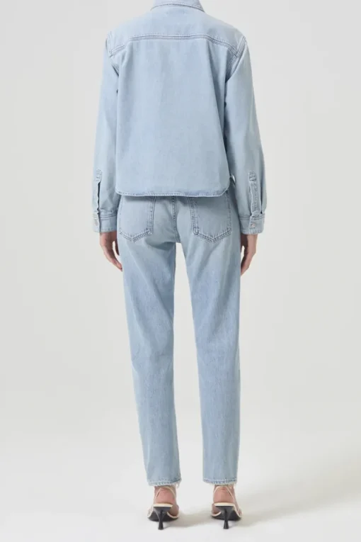 Agolde Designer|Blouses^Dames blouse lange mouw blauw