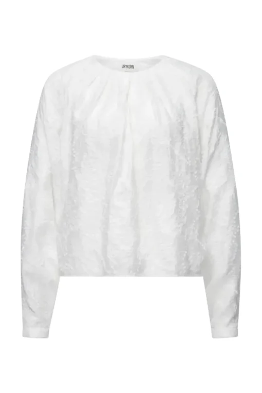 Drykorn Designer|Blouses^Dames blouse lange mouw ecru