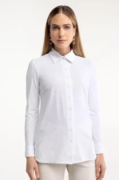 Studio Anneloes Jeans & Casuals|Blouses^Dames blouse lange mouw ecru