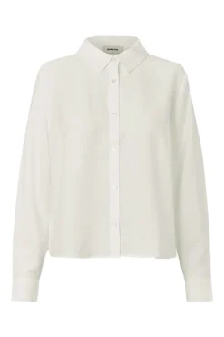 Modström Jeans & Casuals|Blouses^Dames blouse lange mouw ecru