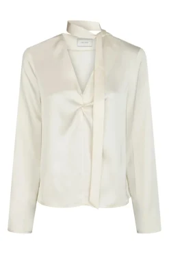 Neo Noir Jeans & Casuals|Blouses^Dames blouse lange mouw ecru