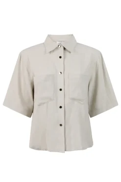 Aaiko Jeans & Casuals|Blouses^Dames blouse lange mouw ecru