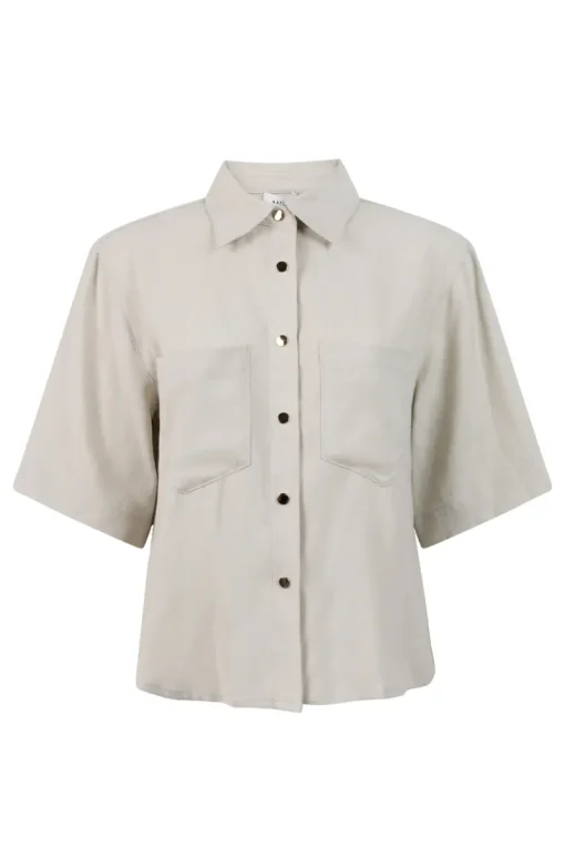 Aaiko Jeans & Casuals|Blouses^Dames blouse lange mouw ecru