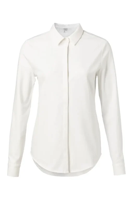 Yaya Jeans & Casuals|Blouses^Dames blouse lange mouw ecru