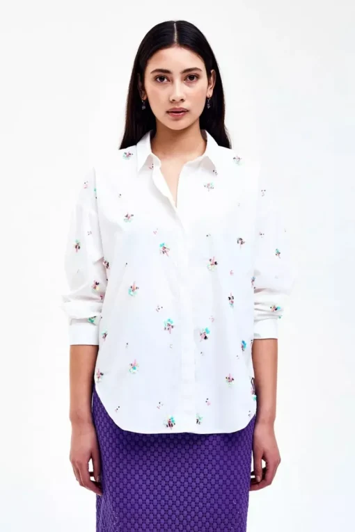 CKS Jeans & Casuals|Blouses^Dames blouse lange mouw ecru